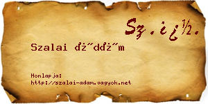 Szalai Ádám névjegykártya