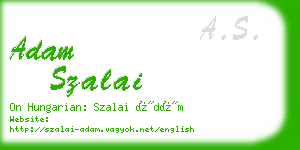adam szalai business card